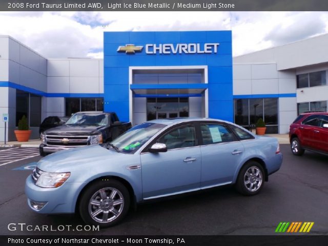 2008 Ford Taurus Limited AWD in Light Ice Blue Metallic