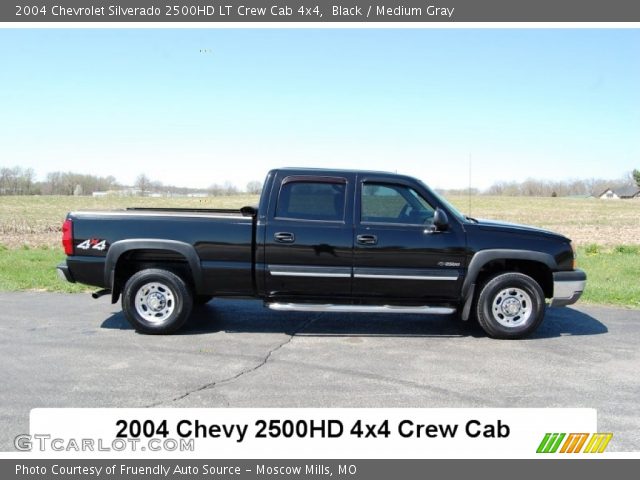 2004 Chevrolet Silverado 2500HD LT Crew Cab 4x4 in Black