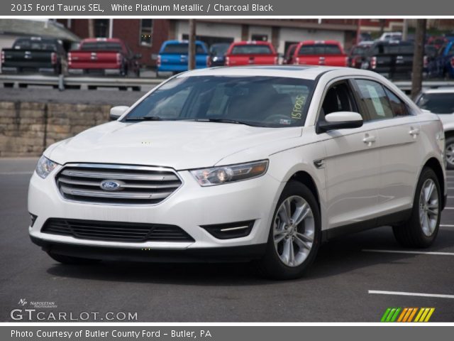 2015 Ford Taurus SEL in White Platinum Metallic