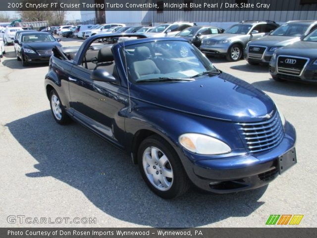 2005 Chrysler PT Cruiser Touring Turbo Convertible in Midnight Blue Pearl