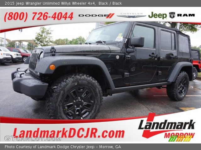 2015 Jeep Wrangler Unlimited Willys Wheeler 4x4 in Black