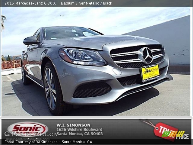 2015 Mercedes-Benz C 300 in Paladium Silver Metallic