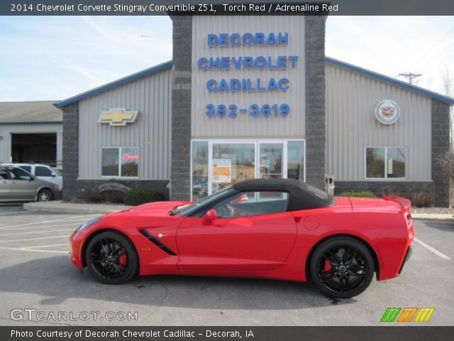 2014 Chevrolet Corvette Stingray Convertible Z51 in Torch Red