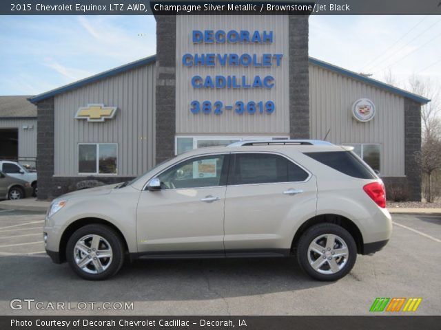 2015 Chevrolet Equinox LTZ AWD in Champagne Silver Metallic