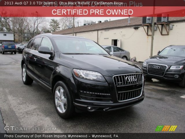 2013 Audi Q7 3.0 TDI quattro in Orca Black Metallic