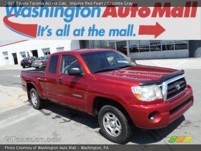 2007 Toyota Tacoma Access Cab in Impulse Red Pearl