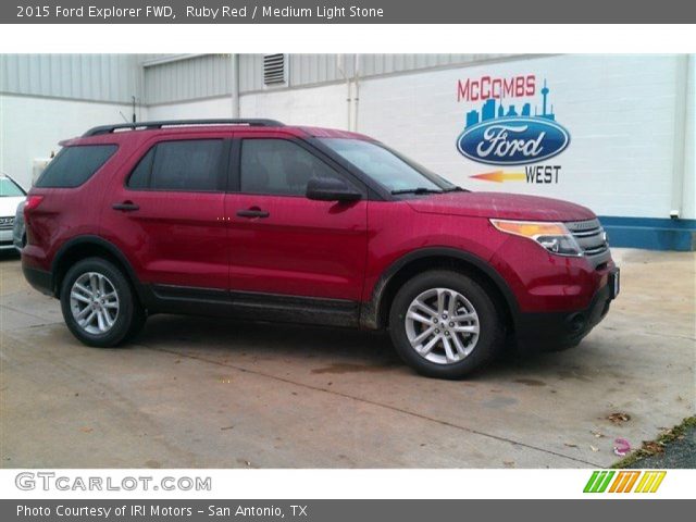 2015 Ford Explorer FWD in Ruby Red