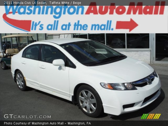 2011 Honda Civic LX Sedan in Taffeta White