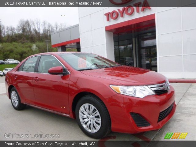 2013 Toyota Camry LE in Barcelona Red Metallic