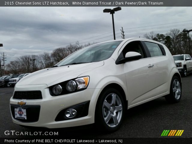 2015 Chevrolet Sonic LTZ Hatchback in White Diamond Tricoat