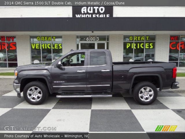 2014 GMC Sierra 1500 SLT Double Cab in Iridium Metallic