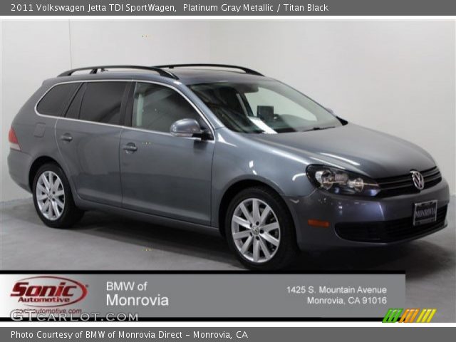 2011 Volkswagen Jetta TDI SportWagen in Platinum Gray Metallic