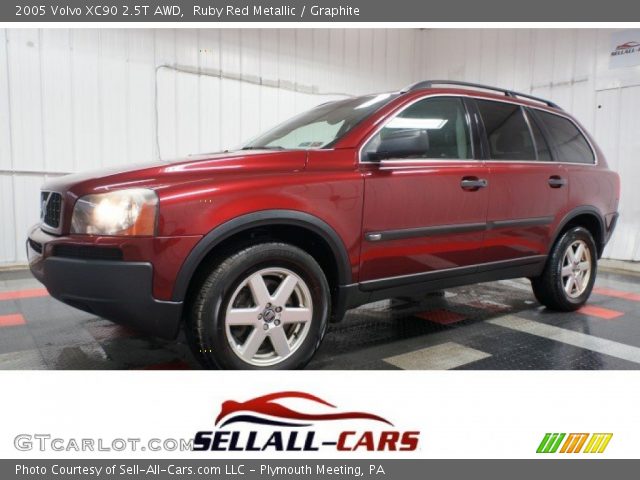 2005 Volvo XC90 2.5T AWD in Ruby Red Metallic
