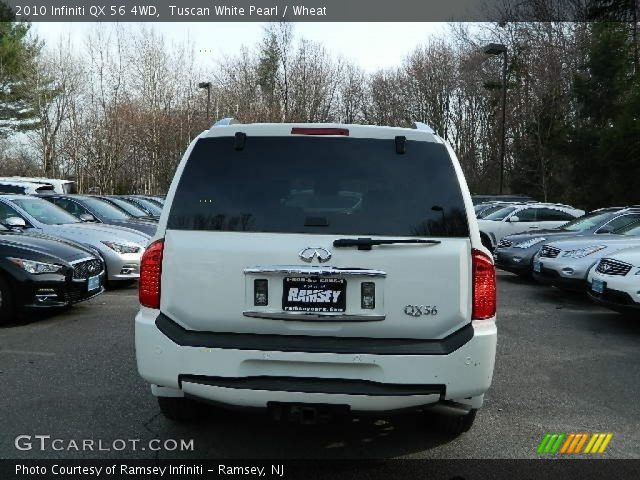 2010 Infiniti QX 56 4WD in Tuscan White Pearl