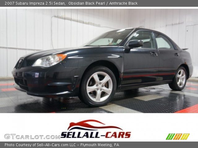 2007 Subaru Impreza 2.5i Sedan in Obsidian Black Pearl