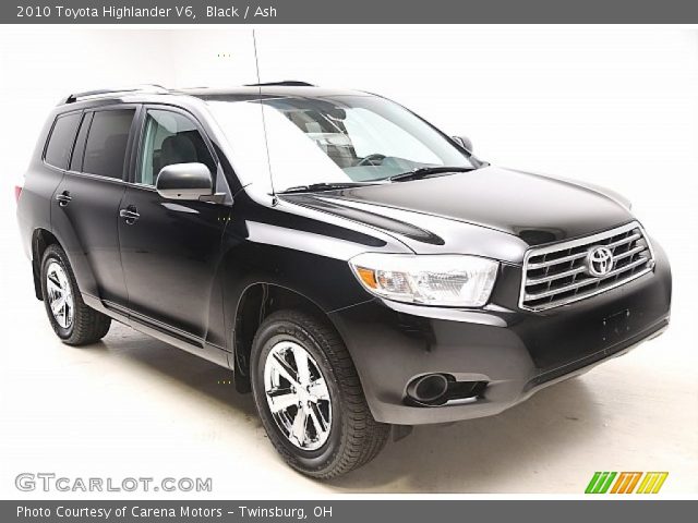 2010 Toyota Highlander V6 in Black