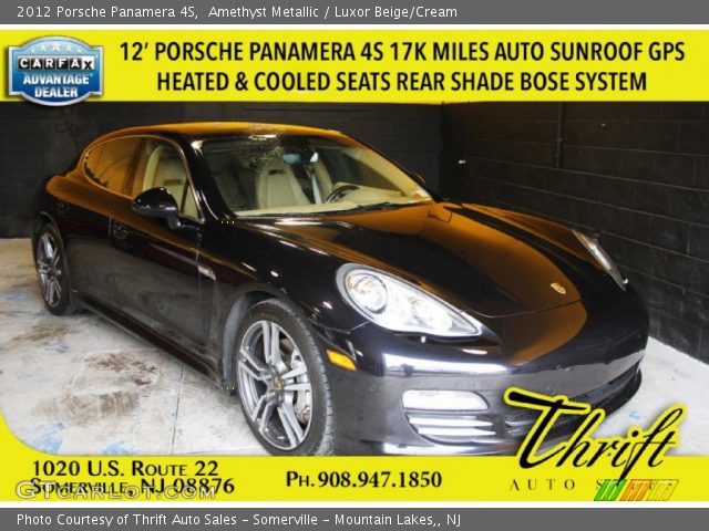 2012 Porsche Panamera 4S in Amethyst Metallic