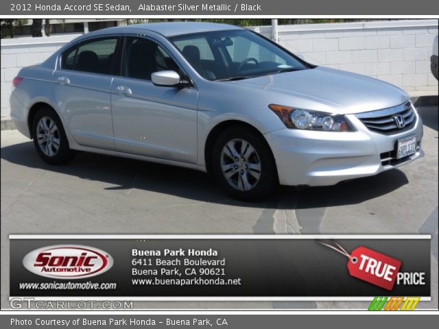 2012 Honda Accord SE Sedan in Alabaster Silver Metallic