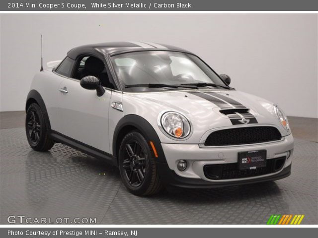 2014 Mini Cooper S Coupe in White Silver Metallic
