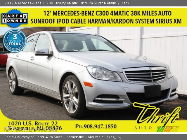 2012 Mercedes-Benz C 300 Luxury 4Matic in Iridium Silver Metallic