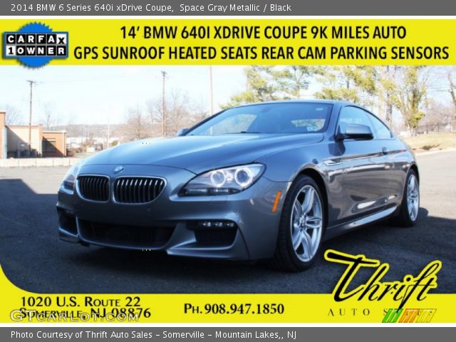 2014 BMW 6 Series 640i xDrive Coupe in Space Gray Metallic