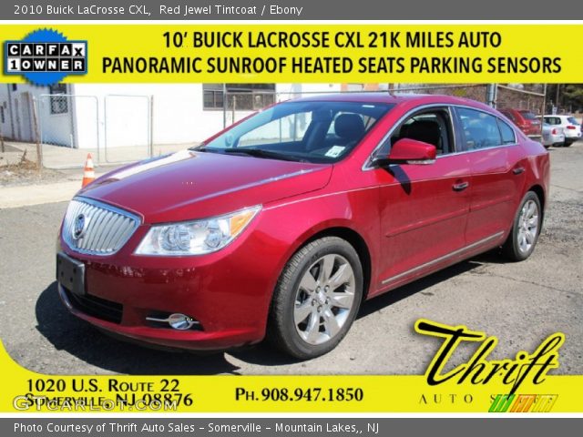 2010 Buick LaCrosse CXL in Red Jewel Tintcoat