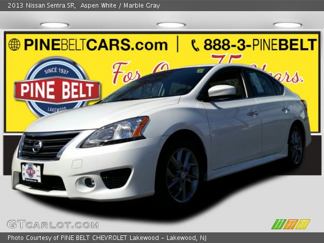 2013 Nissan Sentra SR in Aspen White