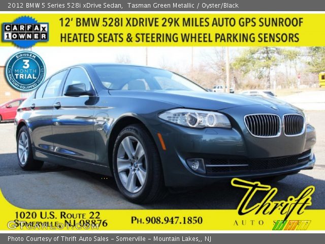 2012 BMW 5 Series 528i xDrive Sedan in Tasman Green Metallic