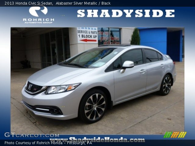 2013 Honda Civic Si Sedan in Alabaster Silver Metallic