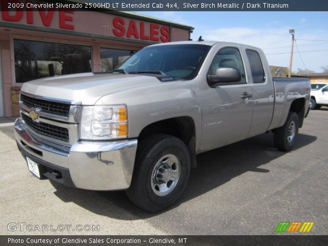 2009 Chevrolet Silverado 2500HD LT Extended Cab 4x4 in Silver Birch Metallic