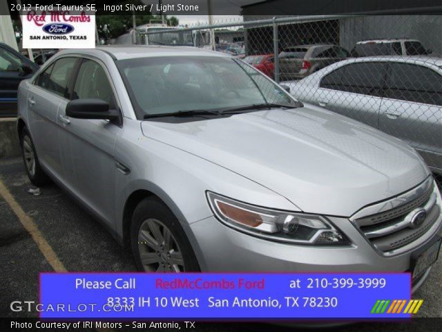 2012 Ford Taurus SE in Ingot Silver