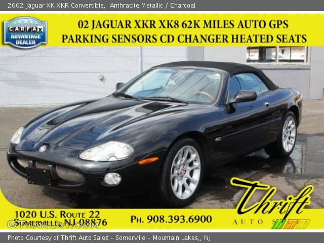 2002 Jaguar XK XKR Convertible in Anthracite Metallic