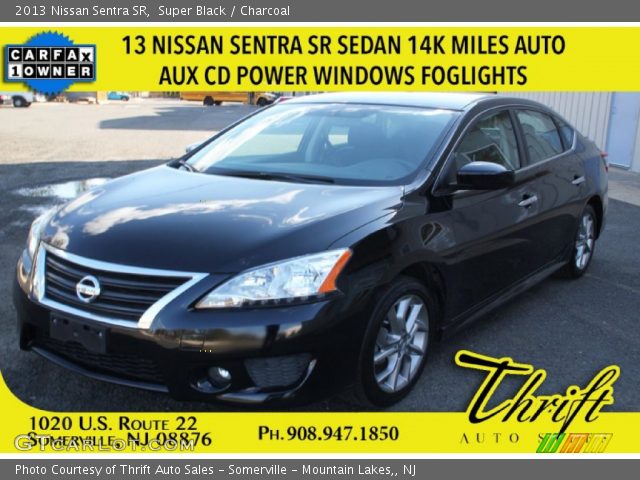 2013 Nissan Sentra SR in Super Black