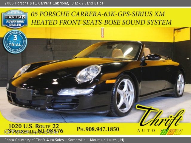 2005 Porsche 911 Carrera Cabriolet in Black