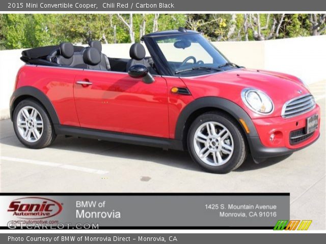 2015 Mini Convertible Cooper in Chili Red