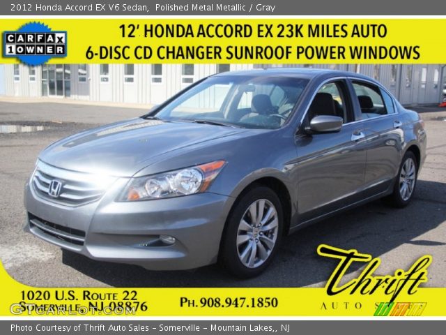 2012 Honda Accord EX V6 Sedan in Polished Metal Metallic