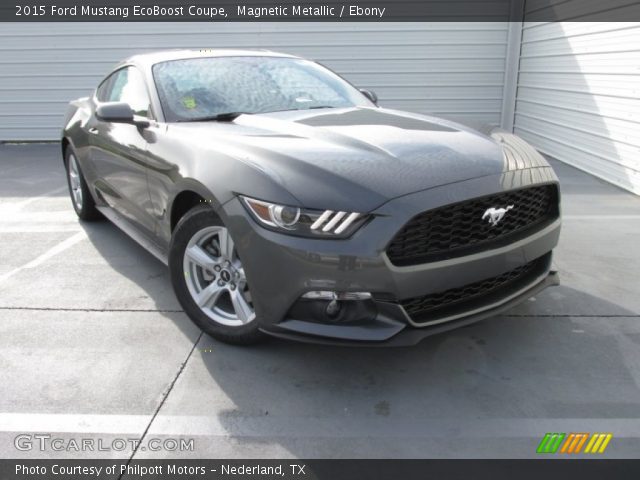 2015 Ford Mustang EcoBoost Coupe in Magnetic Metallic