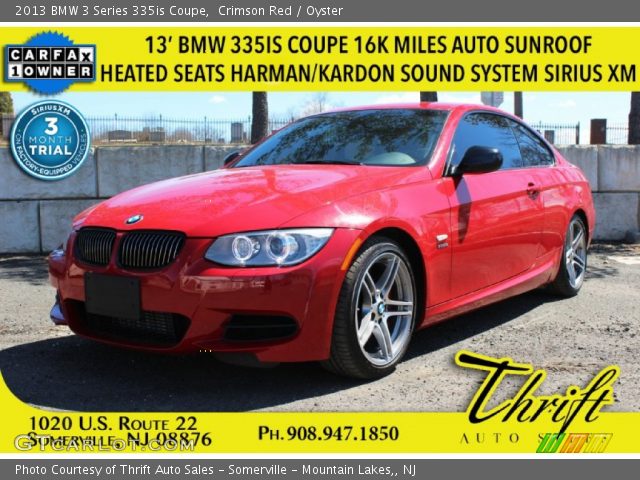 2013 BMW 3 Series 335is Coupe in Crimson Red