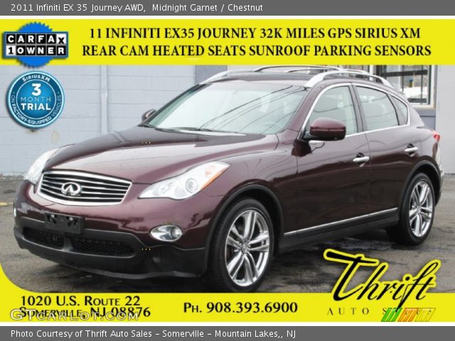 2011 Infiniti EX 35 Journey AWD in Midnight Garnet