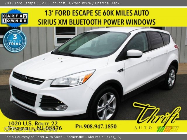 2013 Ford Escape SE 2.0L EcoBoost in Oxford White