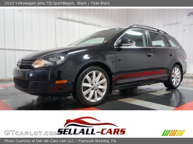 2010 Volkswagen Jetta TDI SportWagen in Black