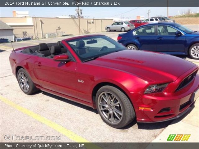 2014 Ford Mustang GT Convertible in Ruby Red