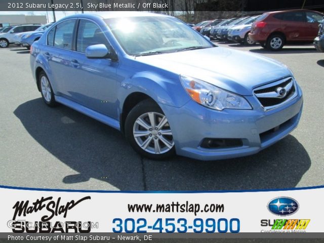 2012 Subaru Legacy 2.5i in Sky Blue Metallic