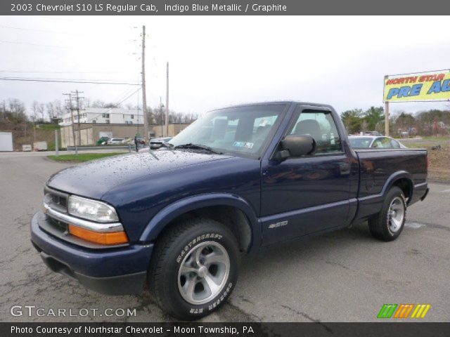 2003 Chevrolet S10 LS Regular Cab in Indigo Blue Metallic