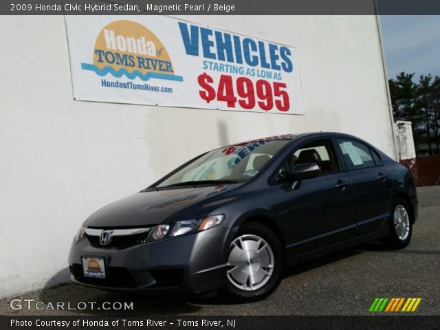 2009 Honda Civic Hybrid Sedan in Magnetic Pearl