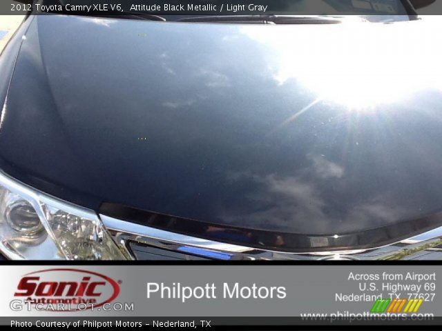 2012 Toyota Camry XLE V6 in Attitude Black Metallic