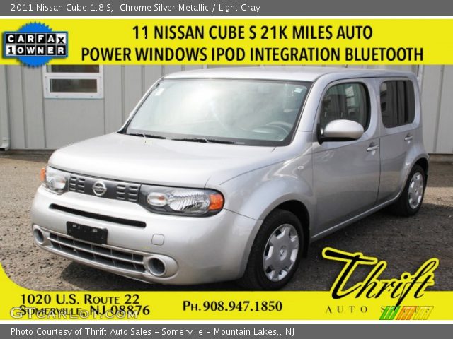 2011 Nissan Cube 1.8 S in Chrome Silver Metallic