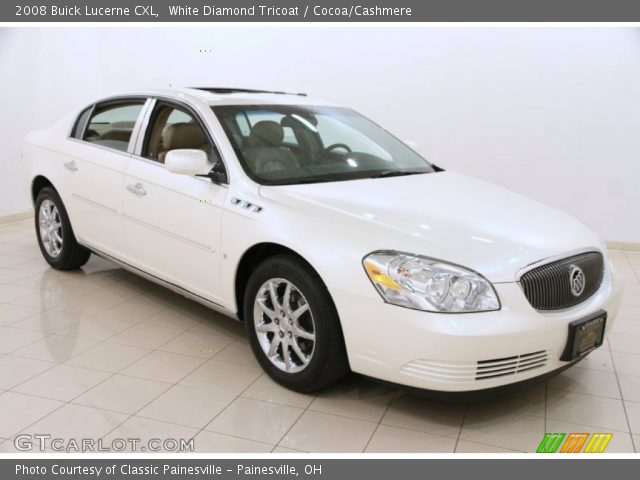 2008 Buick Lucerne CXL in White Diamond Tricoat