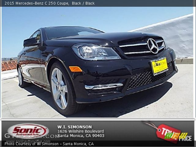 2015 Mercedes-Benz C 250 Coupe in Black
