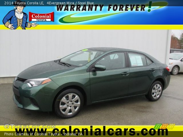 2014 Toyota Corolla LE in 4Evergreen Mica